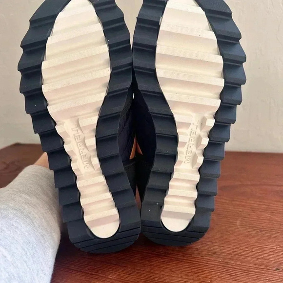 New Merrell J001698 Retro Navy Women's Size 7 Alpine Moc Strap Polar Shoes - Picture 12 of 12